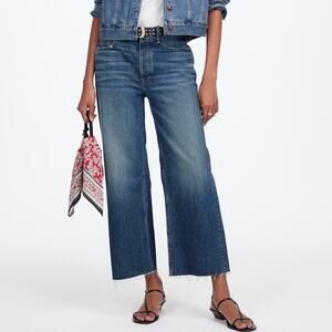 Madewell Low-Slung Baggy Crop Jeans Size 26 Croswell